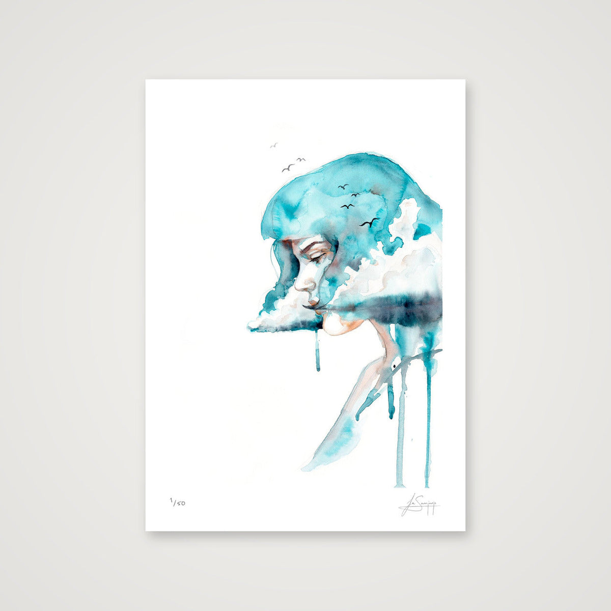 Stormy clouds II — A4 (21×30cm, 8×12") Print only