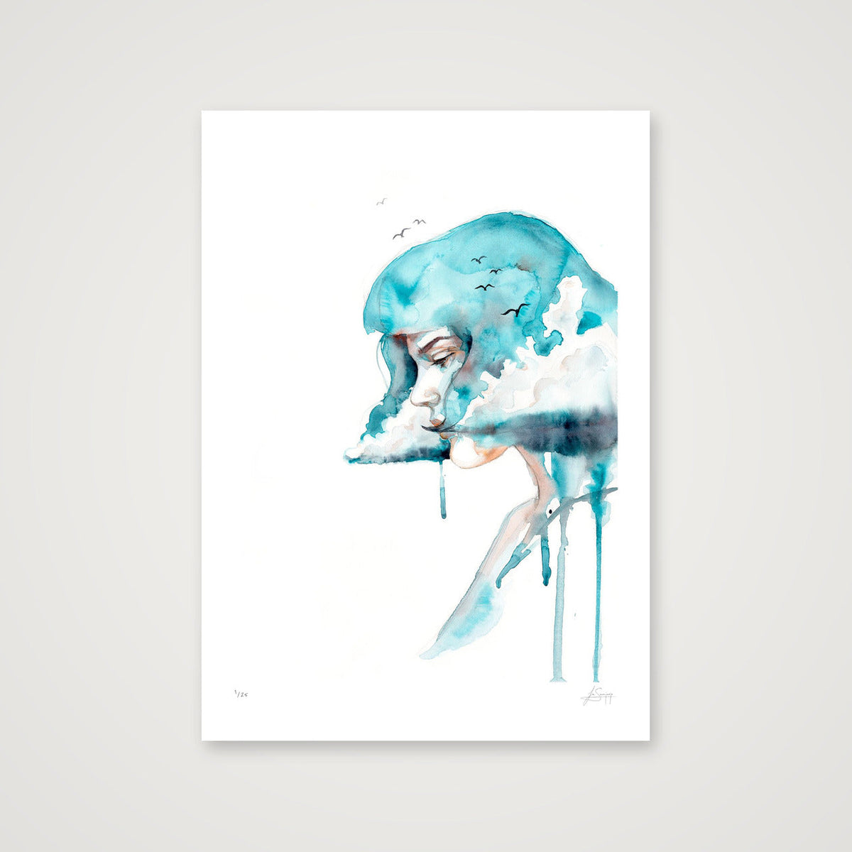 Stormy clouds II — 42×59cm, 17×23" Print only