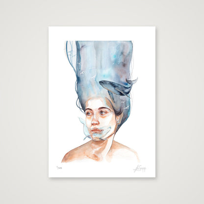 Deep Dreams — A4 (21×30cm, 8×12") Print only