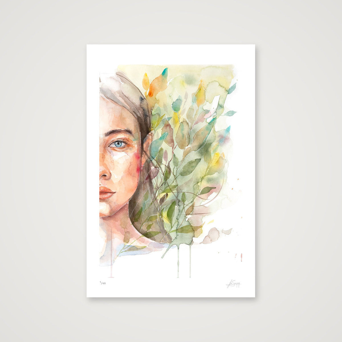 Media naranja — 30×45cm, 12×18" Print only