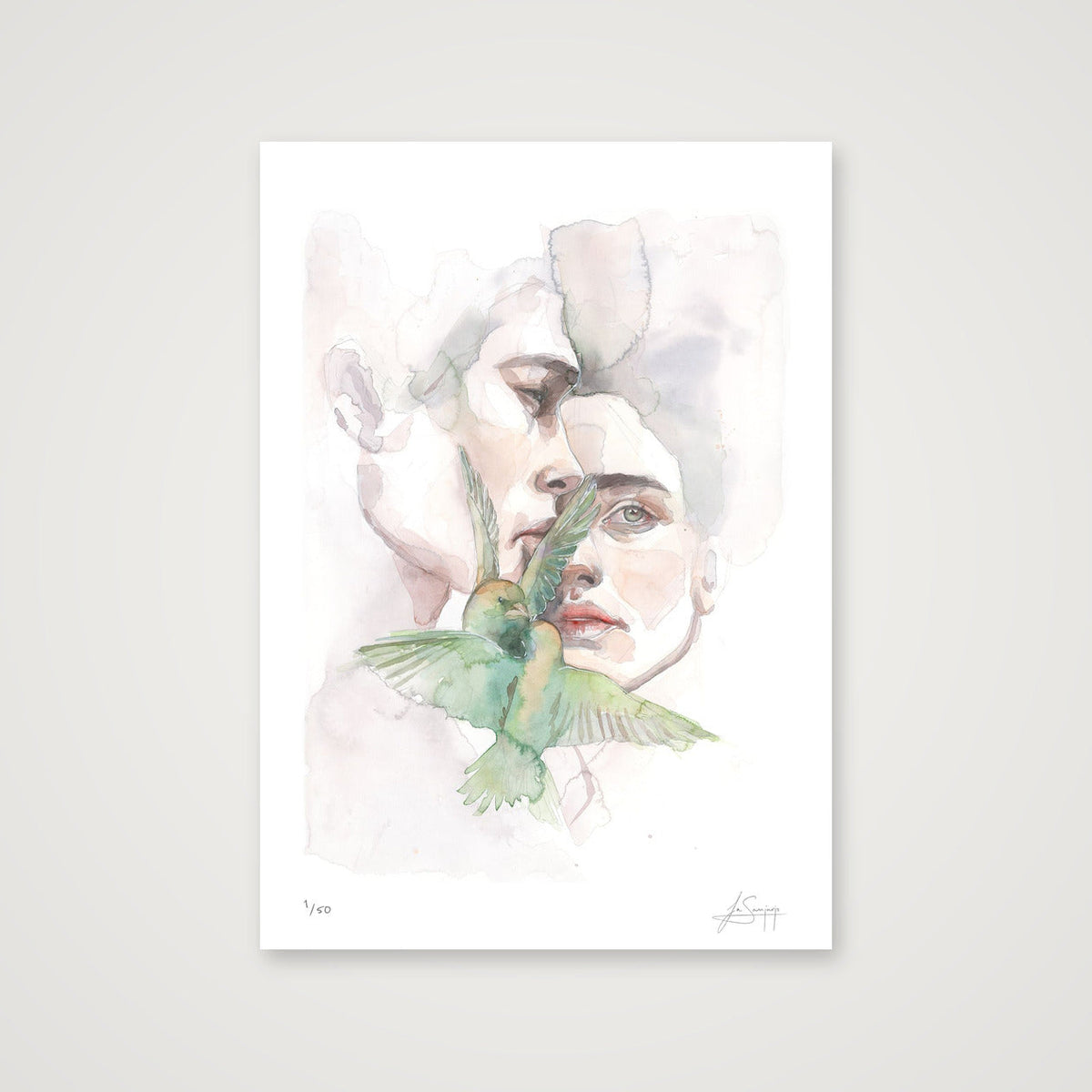 Danza leve (estudio) — A4 (21×30cm, 8×12") Print only
